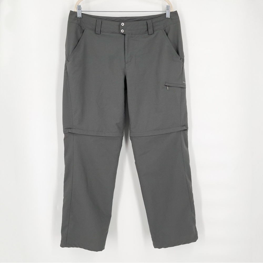 Columbia Omni-Shade Convertible Hiking Pants / Shorts Dark Gray Women’s Size 16